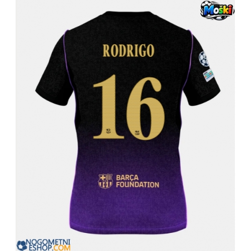 Moški Nogometni dresi Barcelona Rodri Hernandez #16 Gostujoči 2026-27 Kratek Rokav